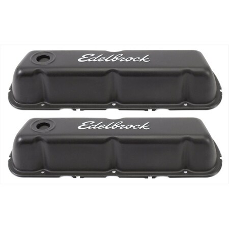 Edelbrock 4603 Signature Series Valve Cover - Black E11-4603